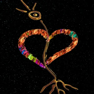 13 Energie Upgrade Fernbehandlung Channeling See Wurzel Logo Herz Heilung Kraft